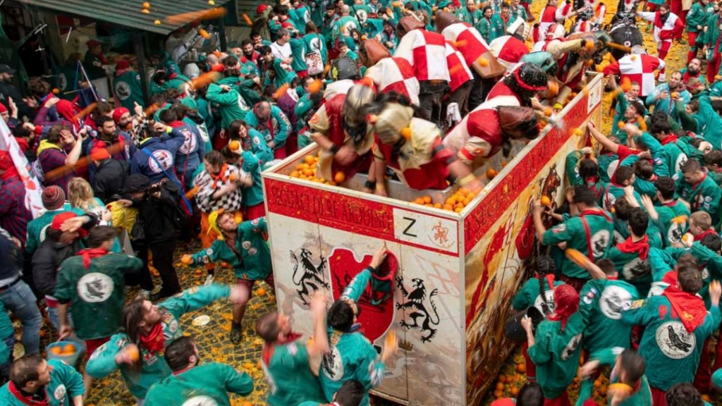 Carnevale d’Ivrea – Apelsiner &&nbsp;Historia